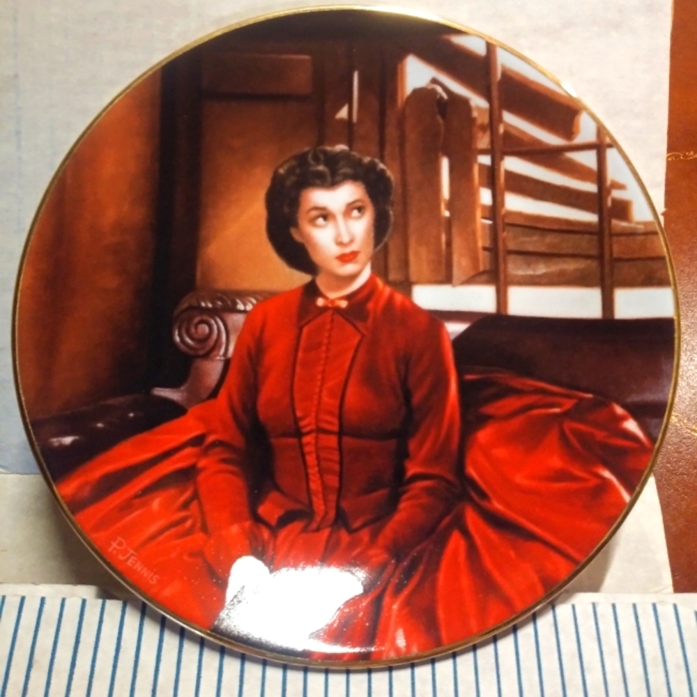 8 "Gone With The Wind," collection collectors plates